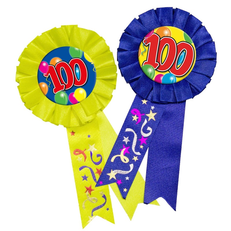 Spectacular 100th Birthday Button