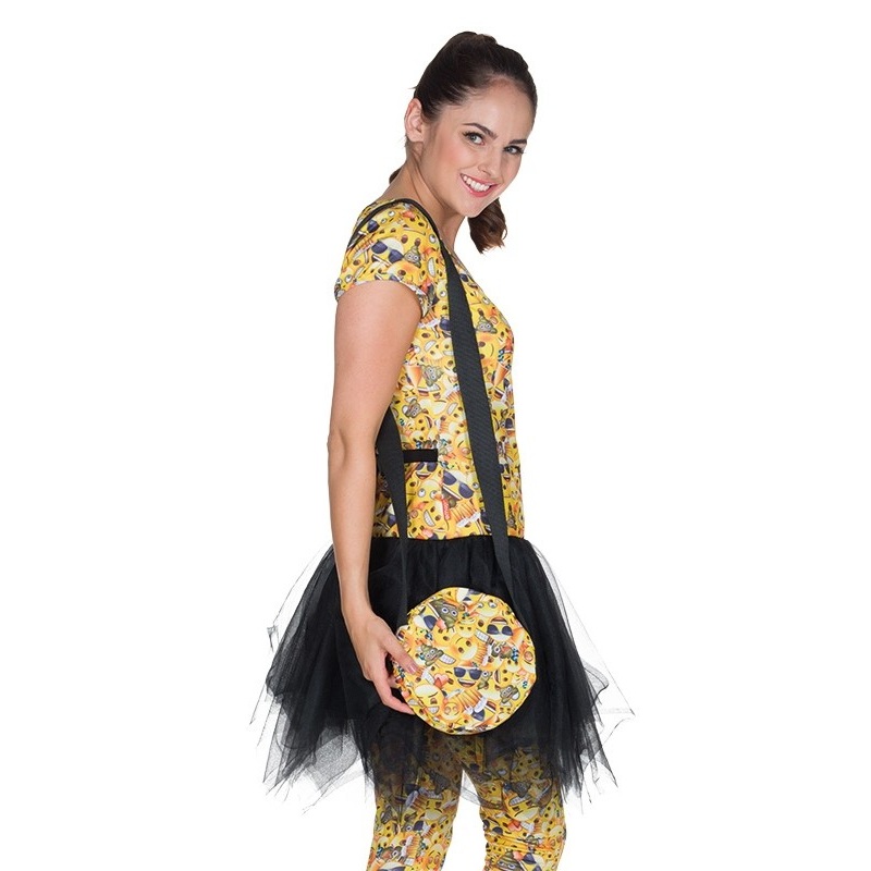 Yellow emoji bag
