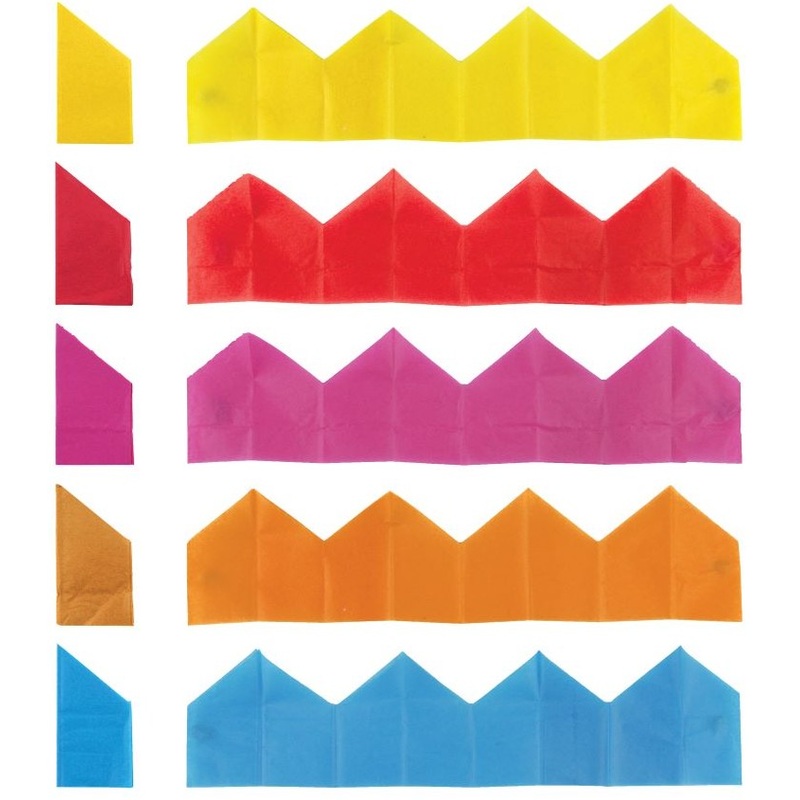 100 colourful paper party hats