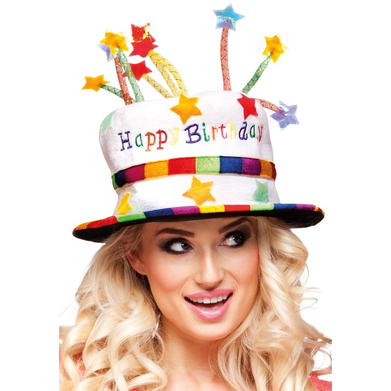 Birthday cake hat Happy Birthday