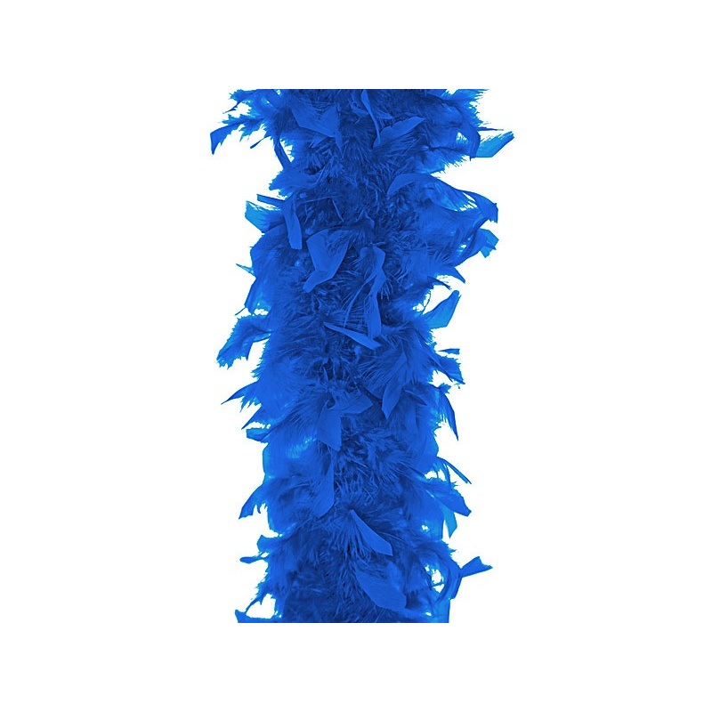 Disco Night feather boa blue 180cm