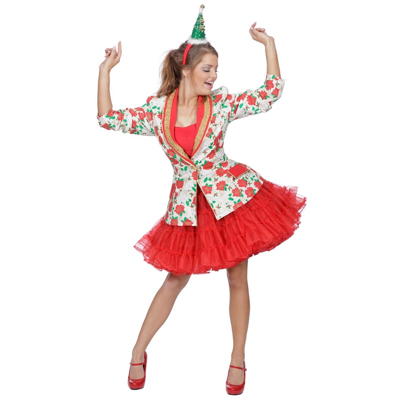 Sweet Christmas floral blazer 34