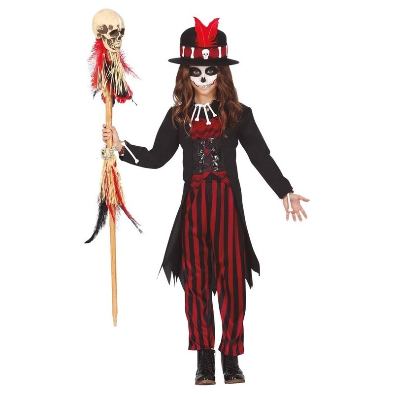 Voodoo master girl costume