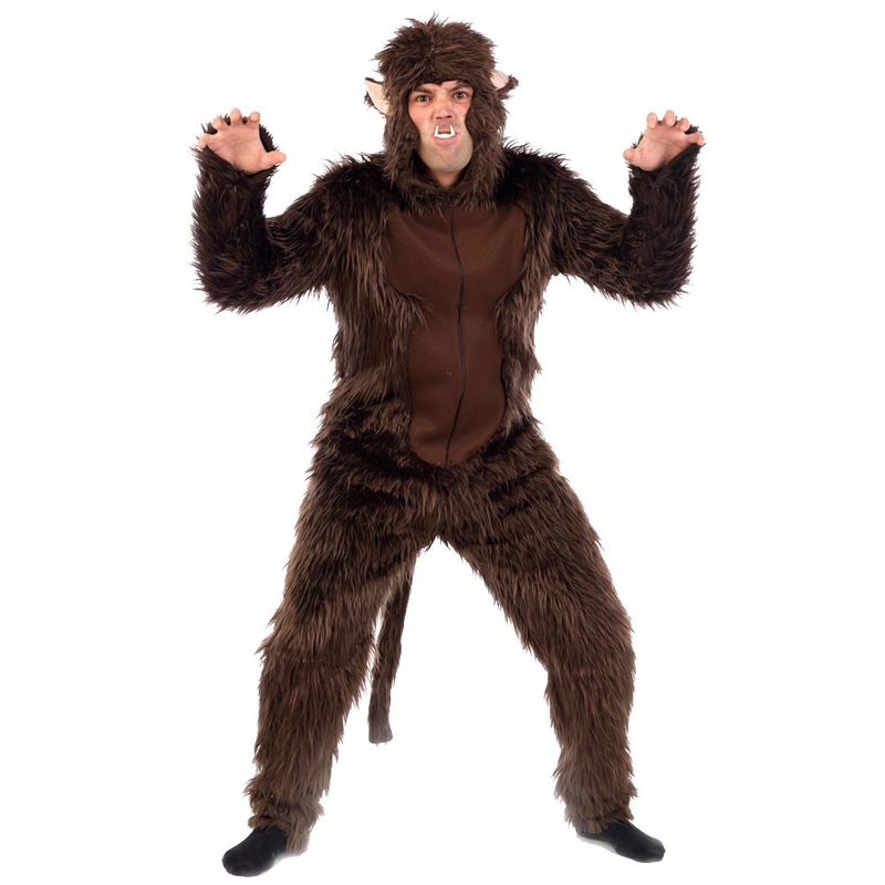 Wild werewolf mens costume M
