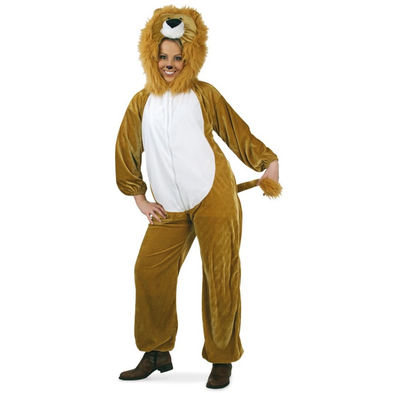 Wildlife lions unisex overall L