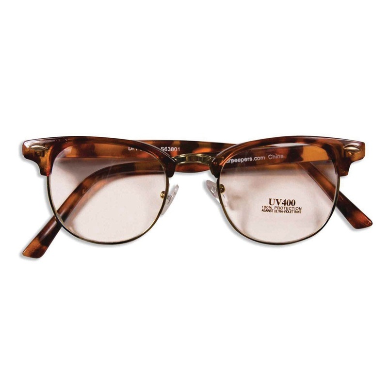 Amber optic glasses
