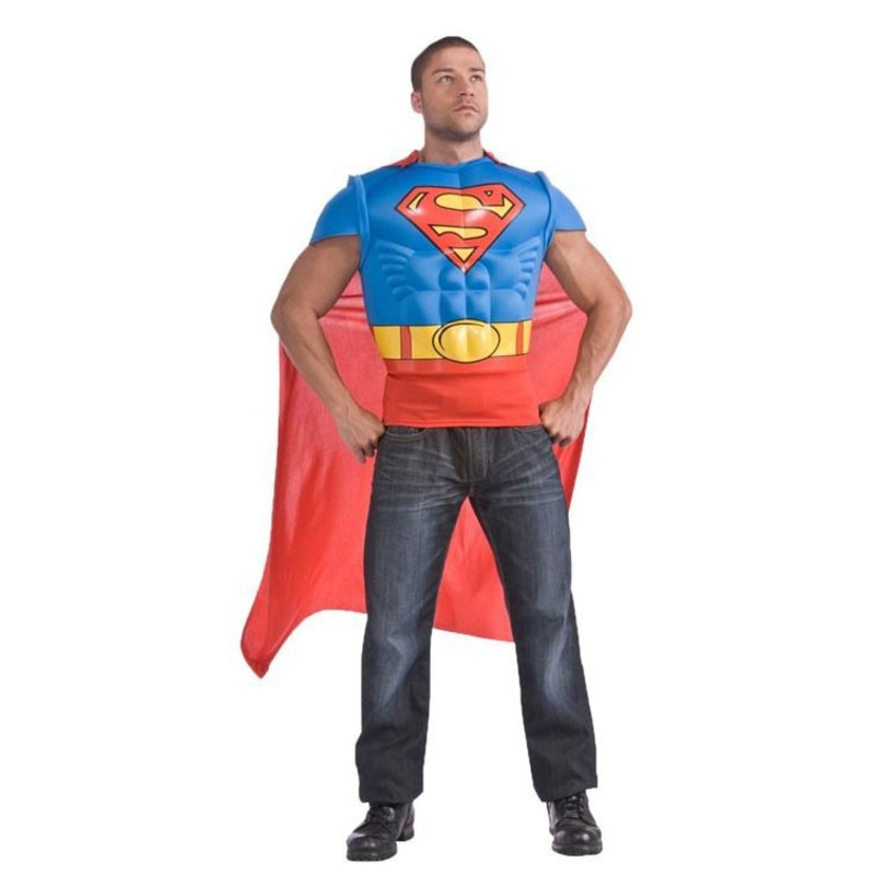 Superman's muscle shirt men's costume M-L