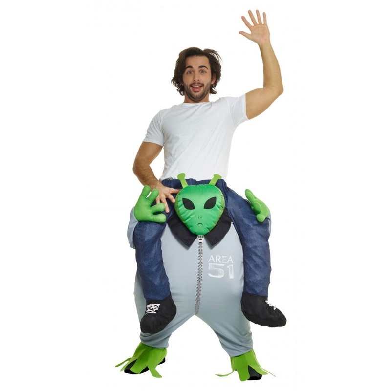 Area 51 piggyback costume for men