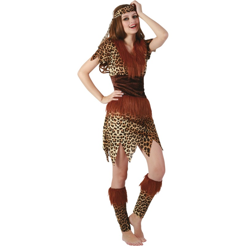 Stone Age Neanderthal women costume