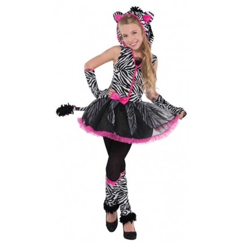 Sweet ballerina zebra costume for girls
