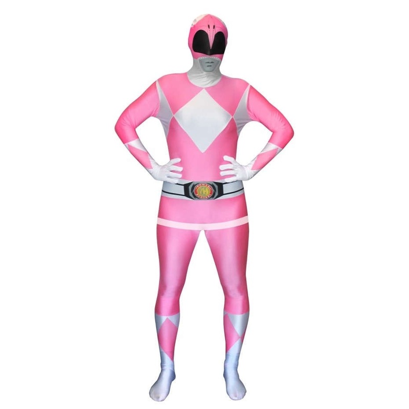 Ultimate Power Rangers Morphsuit pink XS