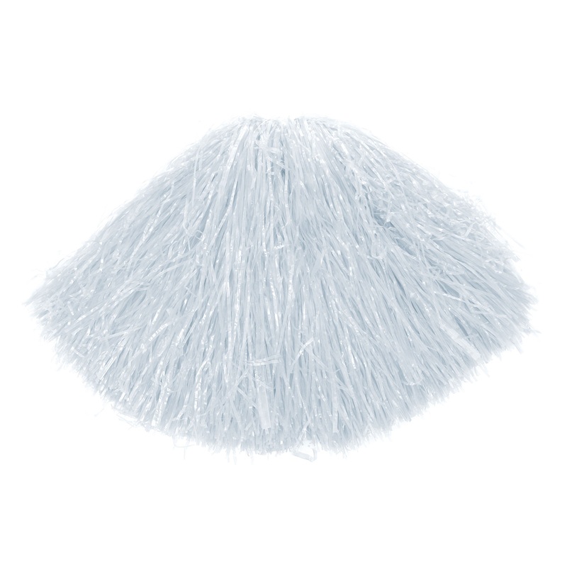 White cheerleader pompom