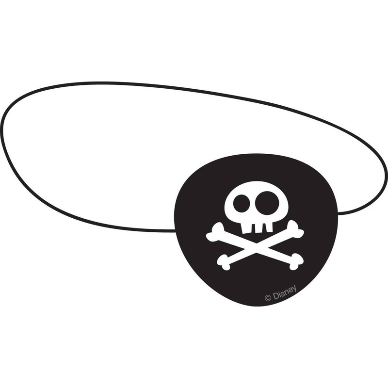 4 Captain Jake pirate adventure eye patches