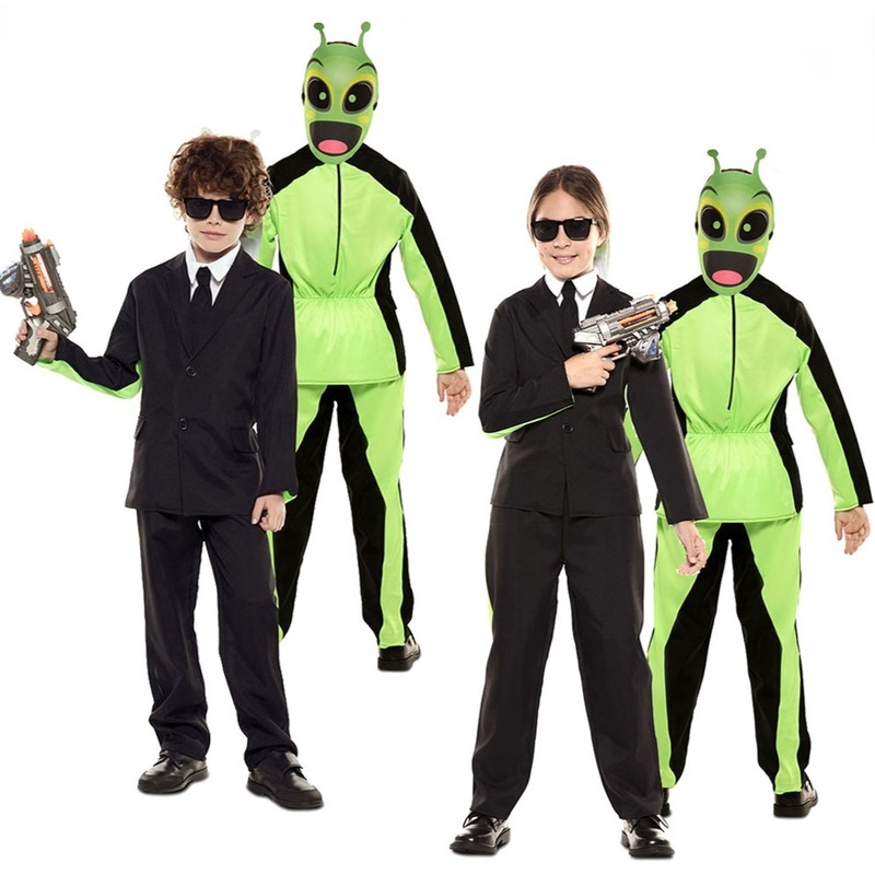 Alien in Suit Double-Side Costume for Children