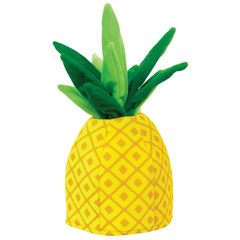 Stylish plush pineapple hat