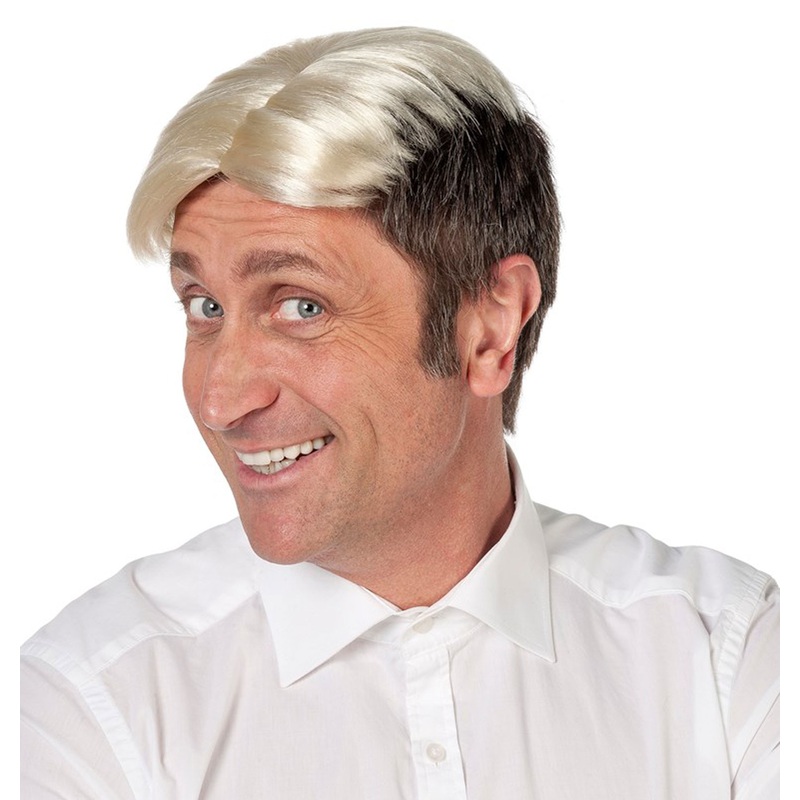 White hair replacement wig