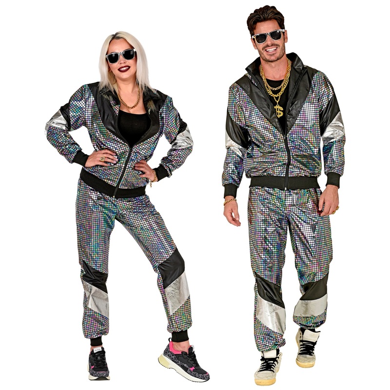 80s disco tracksuit S