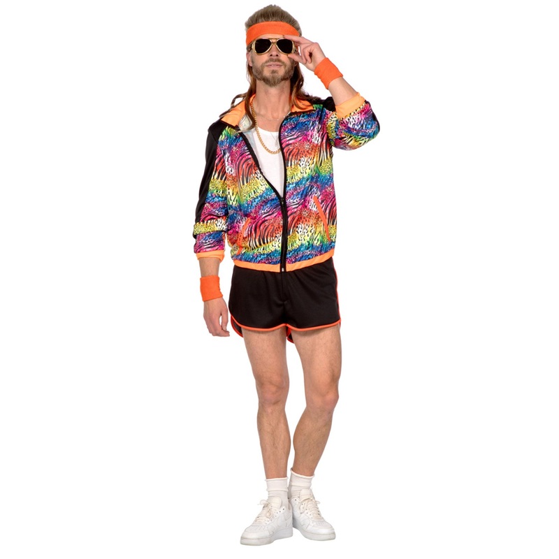 80s tracksuit for men short S