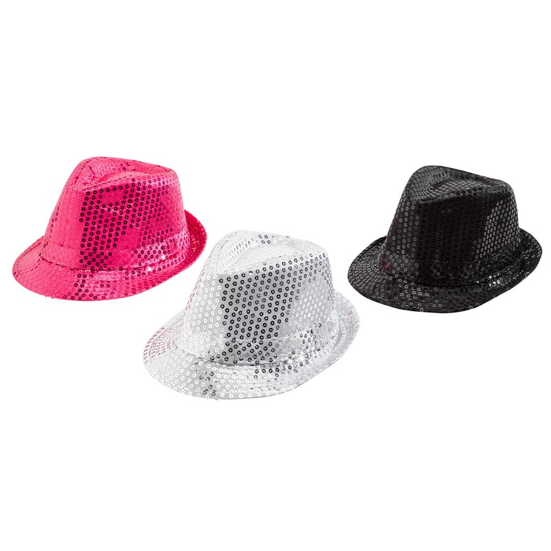 Stylish carnival sequin hat