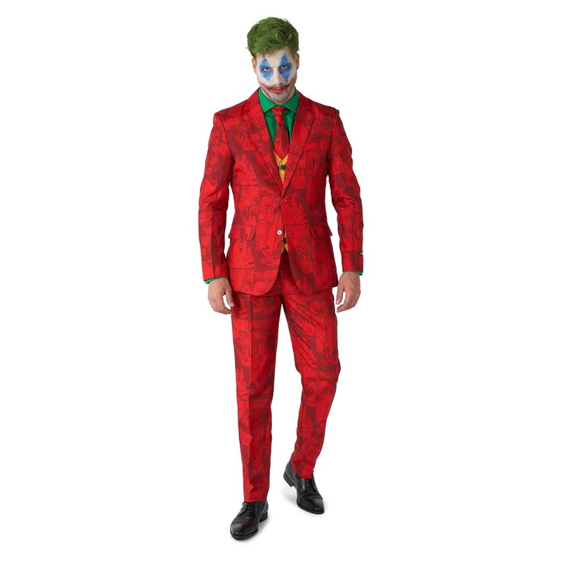 Suitmeister Scarlet Joker mens suit 46