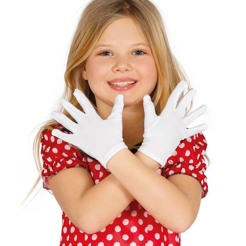 White gloves for children