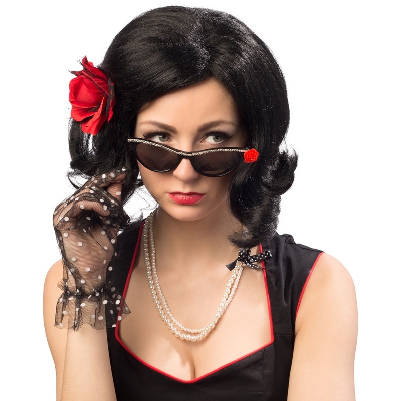 4 Rockabilly accessories Red Rose