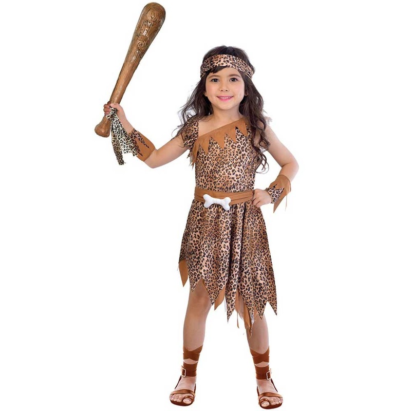 Stone age cave girl costume