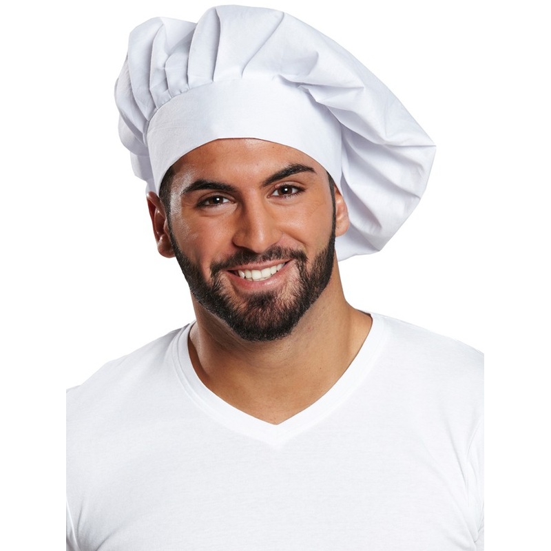 White chef hat unisex