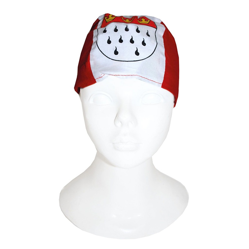 Bandana Cologne coat of arms red and white