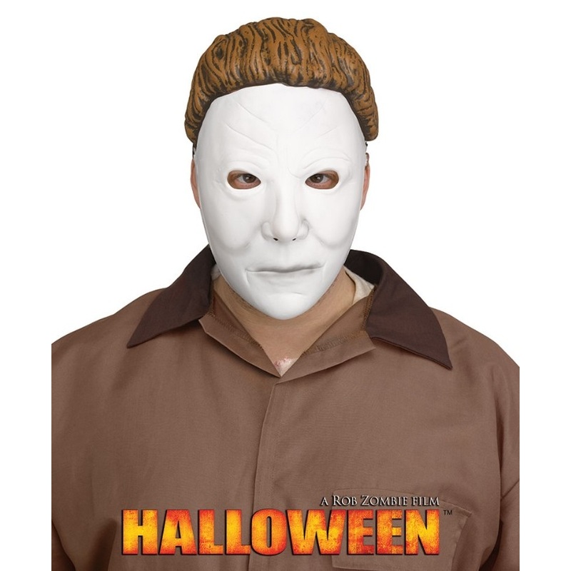 White Michael Myers latex mask