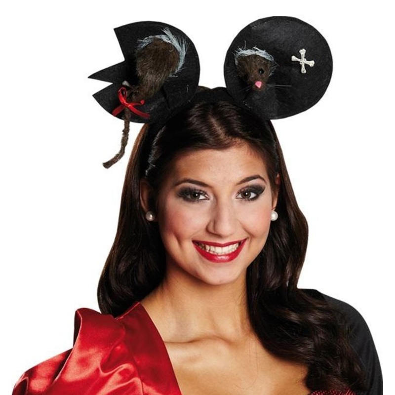 Zombie mini mouse headband