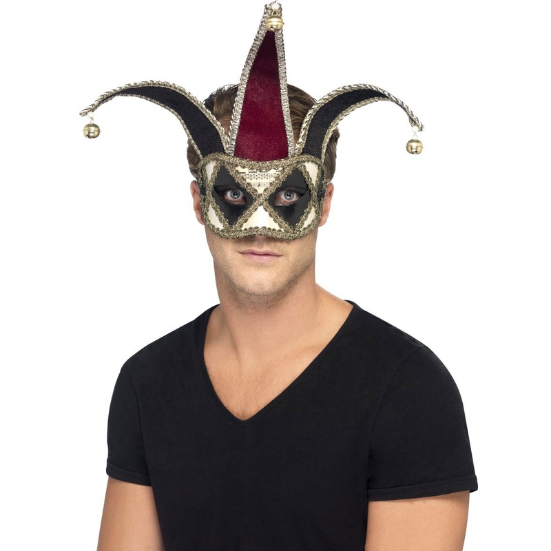 Venetian harlequin mask