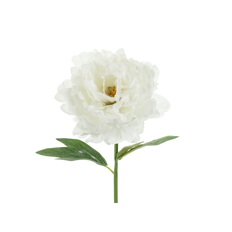 Artificial Peony in White 35 cm