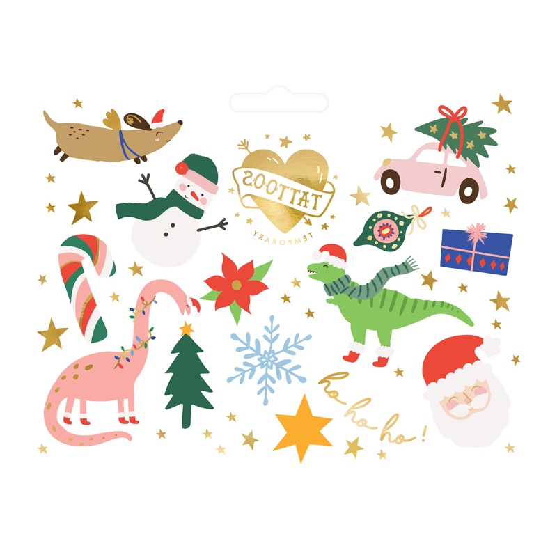 13 colorful Christmas world tattoos