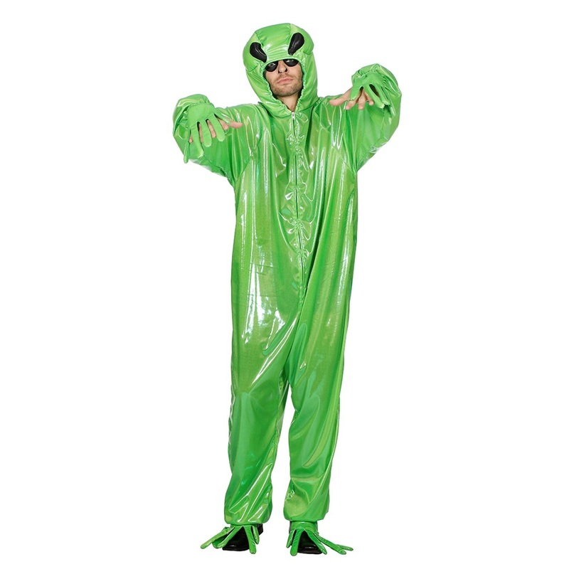 Alien full body costume in green 48