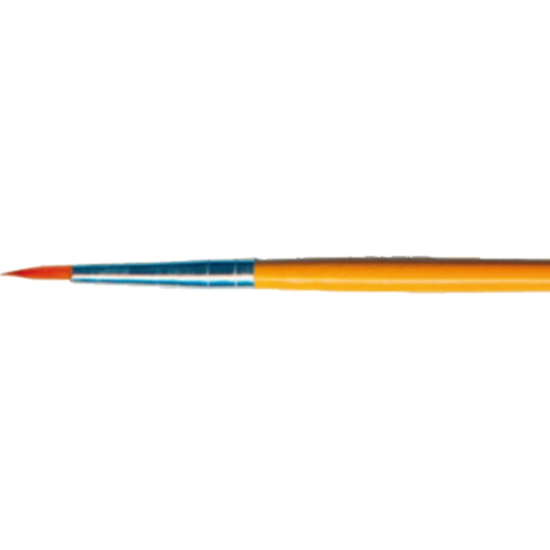 Synthetic fiber round brush size. 2