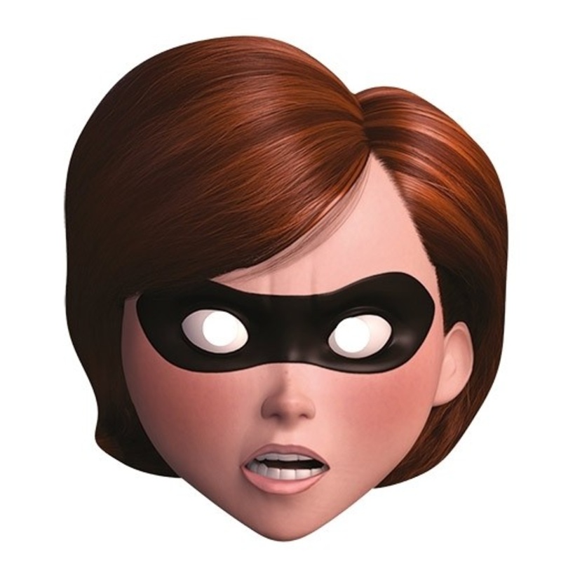 The Incredible Elastigirl Cardboard Mask