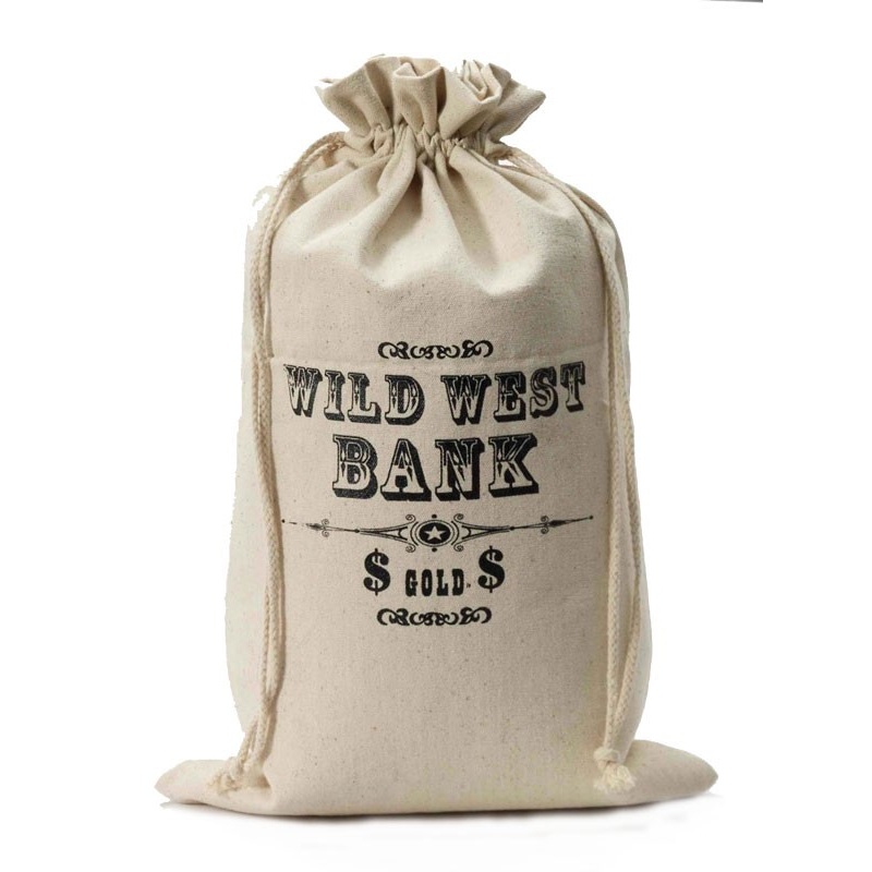 Wild West Bank money bag