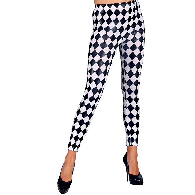 Women's diamond pattern leggings S-M