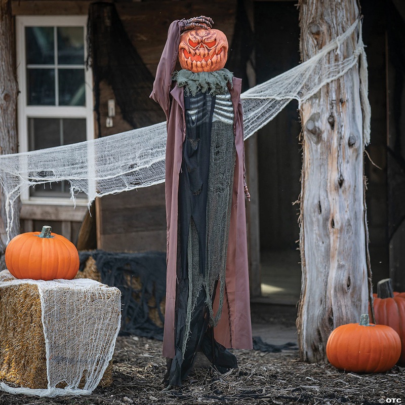 5.5ft Animated Standing Evil Scarecrow