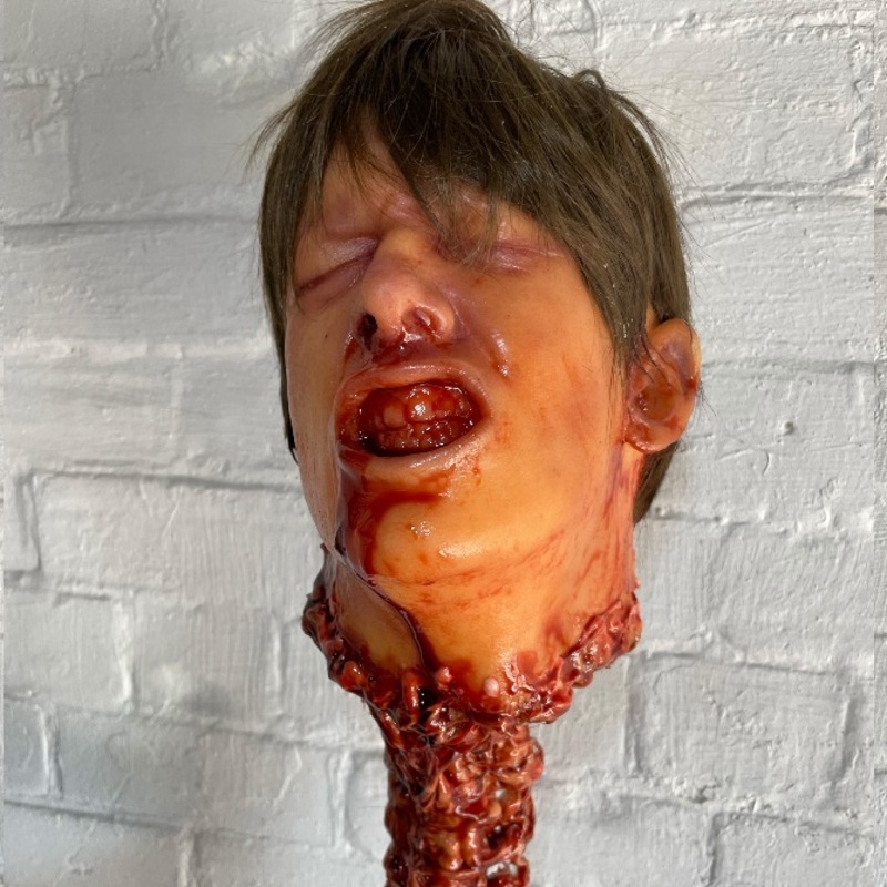 Severed Head With Spine - Zane