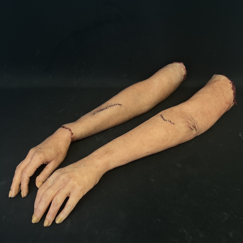 Silicone Severed Full Arm With Stitches - Female