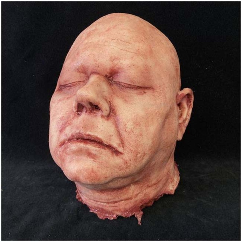 Silicone Severed Head - Abe, Flesh