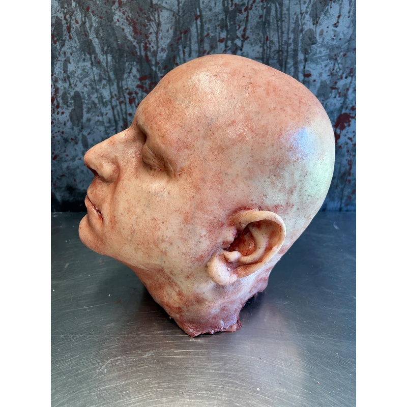 Silicone Severed Head - Adam, Fresh