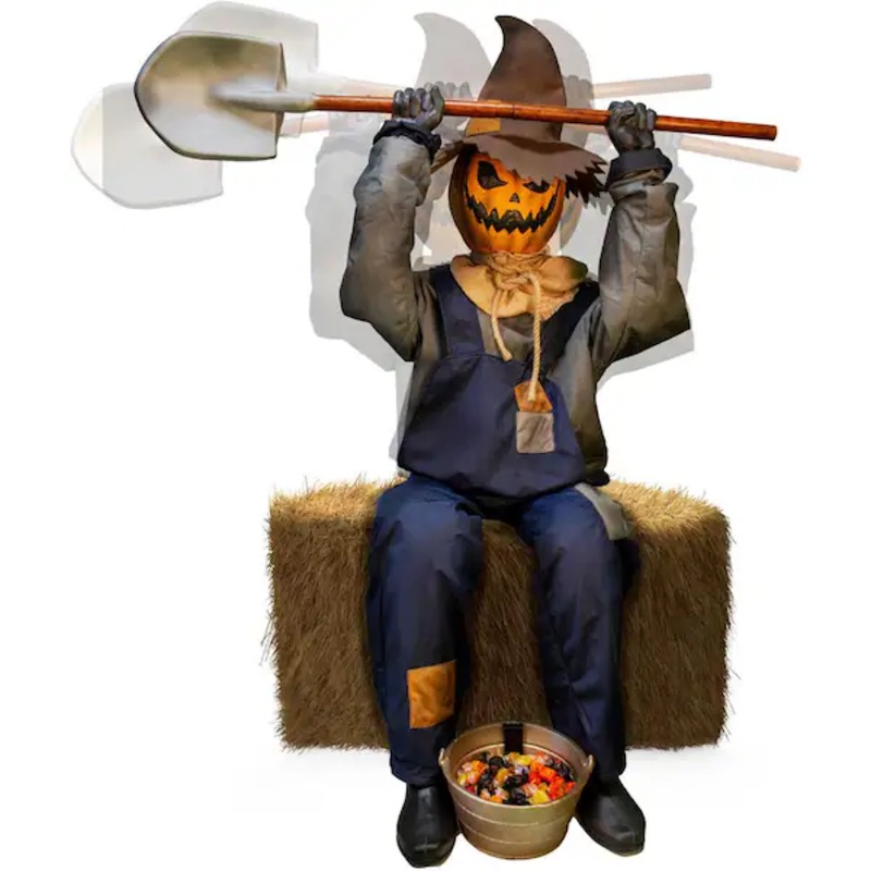 Smiling Jack Animated Scarecrow
