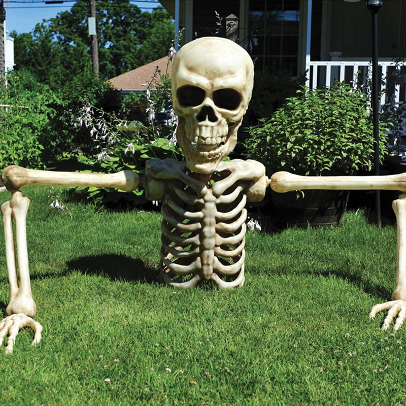 1.2M Tall Giant Posable Skeleton Grave Breaker