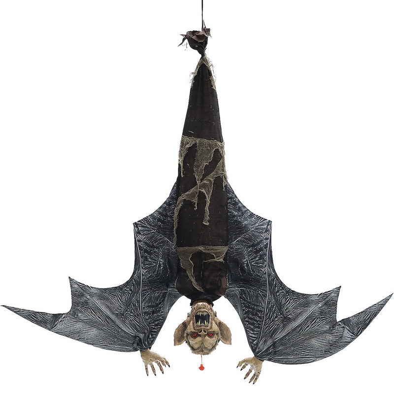 5ft Animated Menacing Vampire Bat Halloween Prop