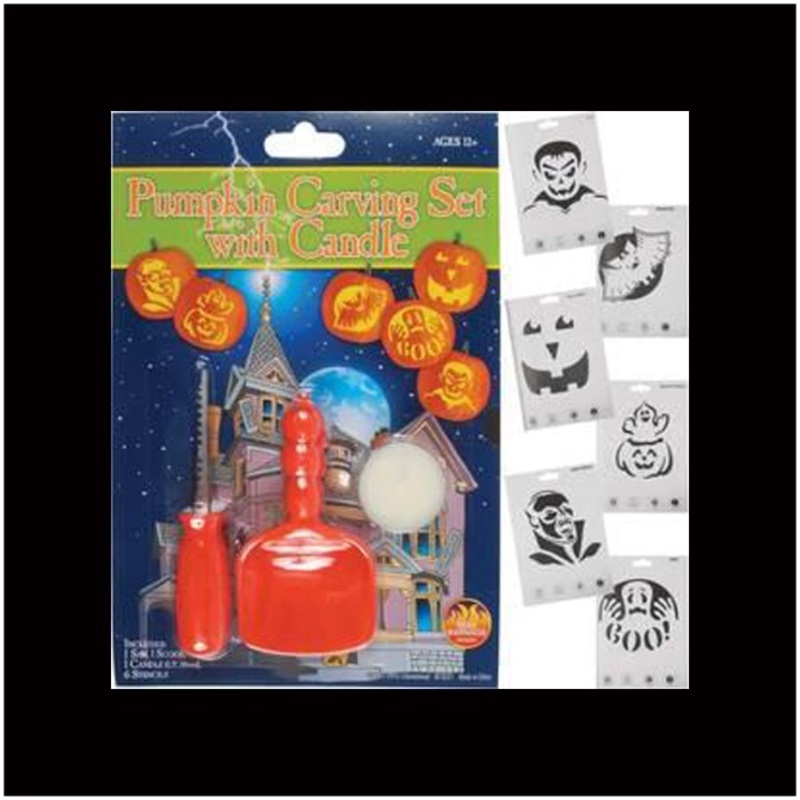 Pumpkin Carving Kit with Candle