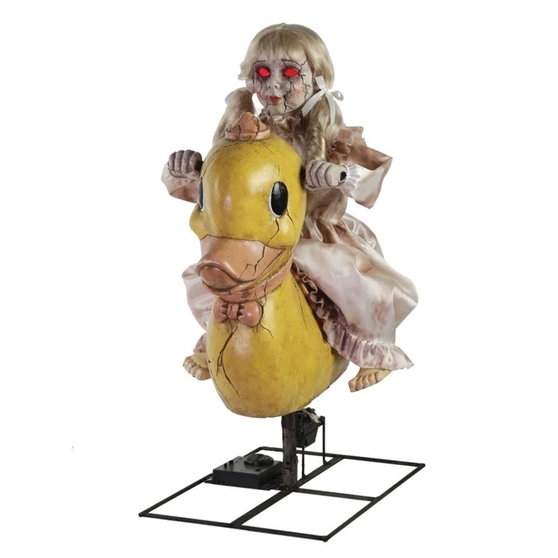 Rocking Ducky Doll Animated Halloween Prop