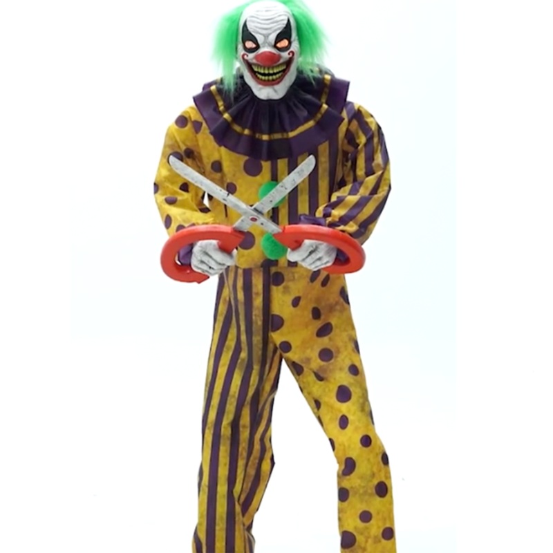 Snippers the Clown Animated Halloween Prop
